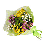 Корпоративный букет из хризантем Сантини